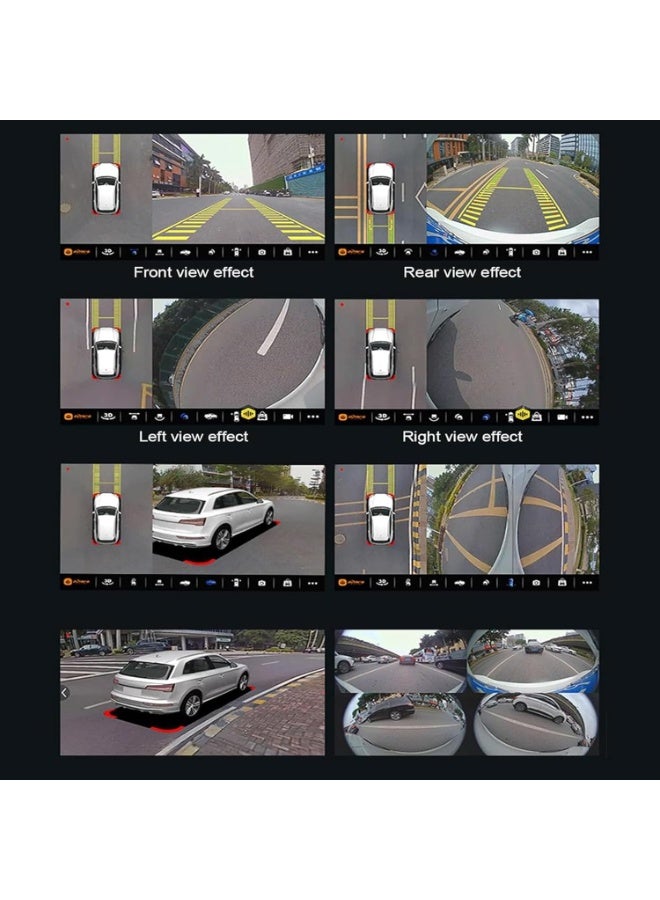 JBL 9 Inch JBL Android Car Stereo 4GB RAM 64GB ROM with 360° Panoramic Camera | Wireless Apple CarPlay & Android Auto | QLED Touchscreen | WiFi Bluetooth GPS | Arabic & English System | Car Radio Multimedia Player - Image 3