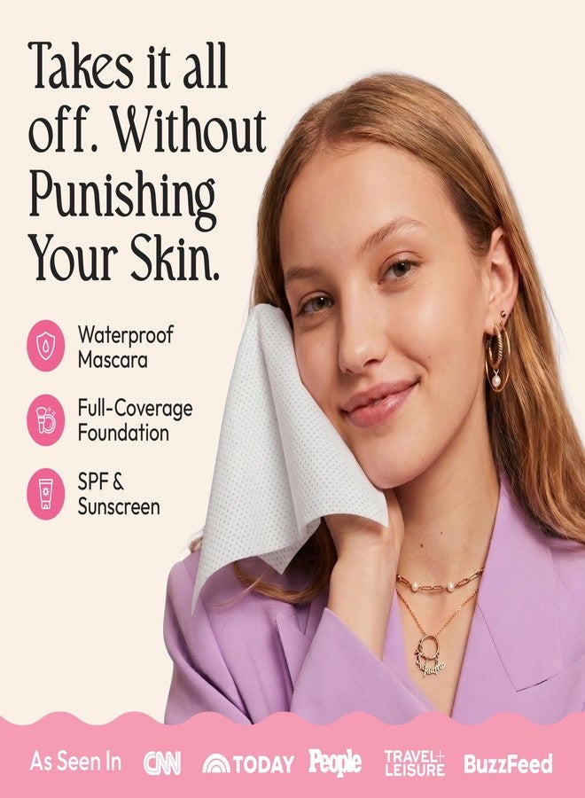 FOMIN Mini Makeup Remover Wipes - 8 Pack (64 Wipes) Unscented Gentle Face Wipes for Full Face Makeup Removal - Non-Irritating & Micellar Formula Travel Ready - Gift for Women & Bridesmaids - Image 5