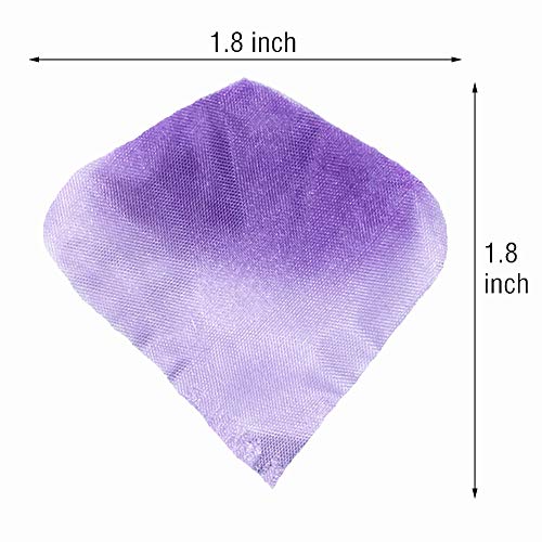 LOVENIMEN Rose Petals, 2000Pcs Silk Artificial Petals Flowers Home Party Decorations Wedding Bridal Decoration Wholesale Valentine Anniversary Ceremony Purple White - Image 3