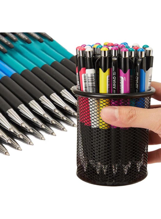Aihao (Aihao) Click Ballpoint Pen Refill 0.7Mm Bullet Tip Ballpoint Pen 505 Replacement Refill Blue 100 Pieces - Image 1