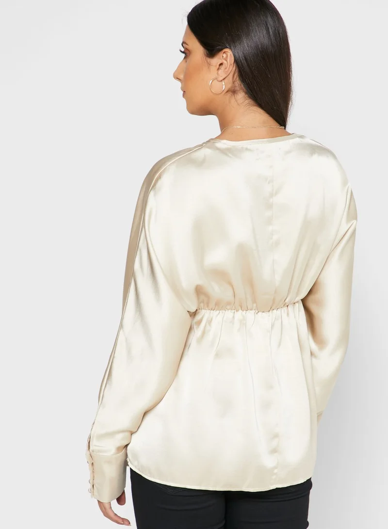 Missguided Maternity Kimono Sleeve Blouse