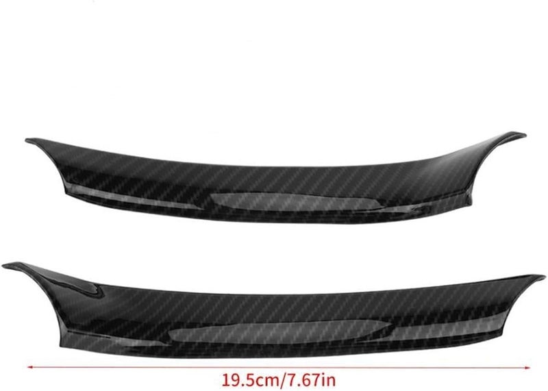 QASULER Carbon Fiber Steering Wheel Trim Cover - Image 2