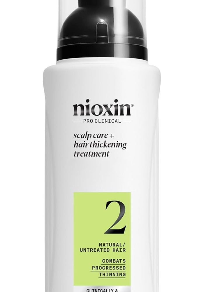 Nioxin Scalp + Hair Thickening System 2 Leave-On Treatment for Natural Hair with Progressed Thinning - 200ml - Image 1
