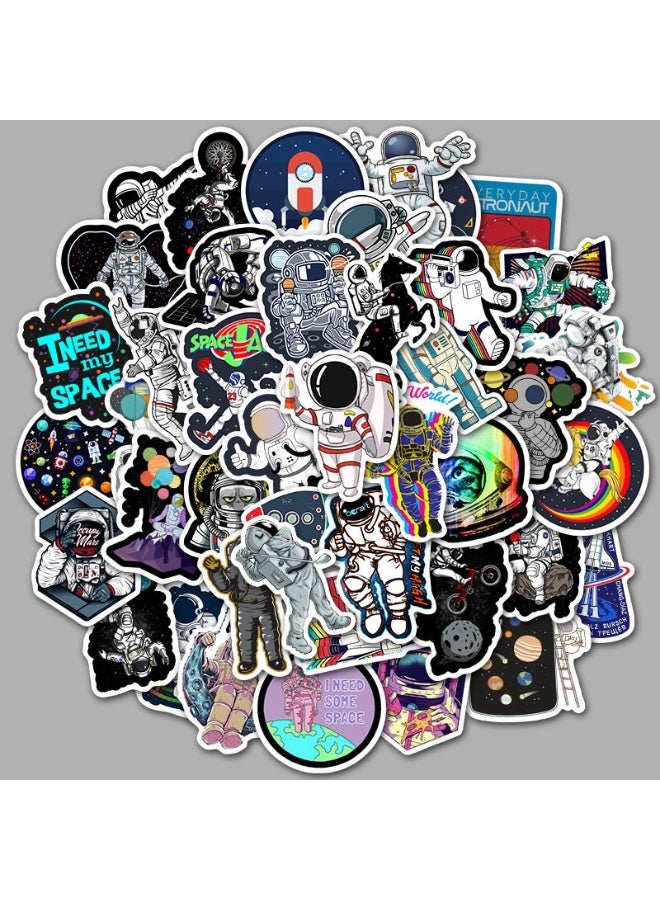 Kutis Cosmic Astronaut Vinyl Sticker Pack – Waterproof Outer Space Stickers for Laptops, Water Bottles, Skateboards, and Luggage – Decals for Teens, Adults, and Sci-Fi Lovers - Image 5