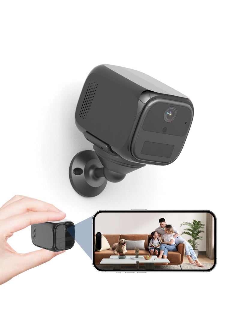 Excefore Mini Camera Wireless, Small Security Cameras Wireless Indoor, Cameras for Home Security, Nanny Camera WiFi,150° View,120 Days Standby Battery, Motion Alert, Night Vision,2K Live View,SD/Cloud  - Image 1