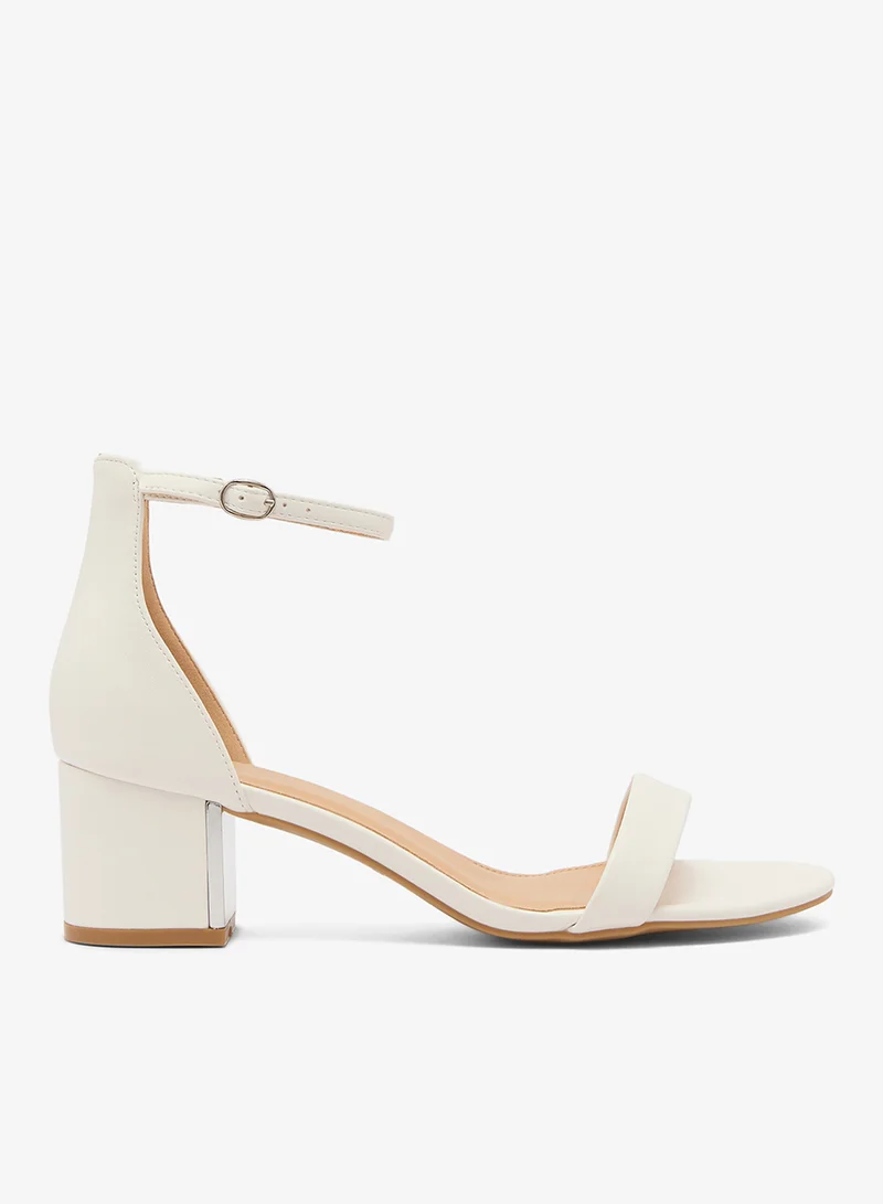 Truffle Short Block Heel Classic Sandals