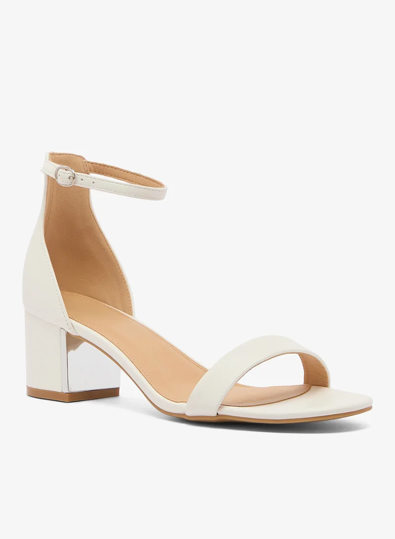 Truffle Short Block Heel Classic Sandals