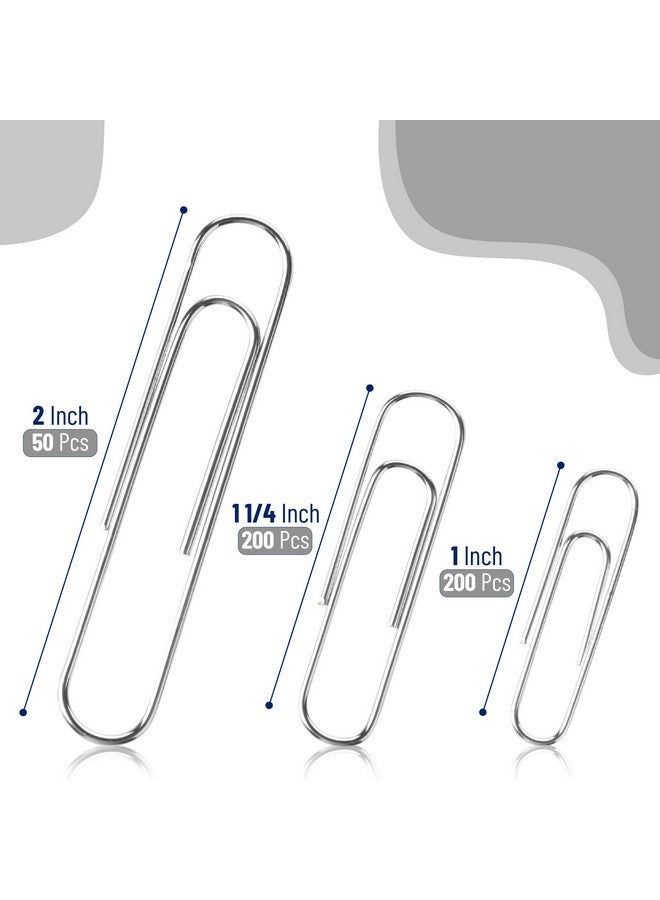 Mr. Pen - Paper Clips, 450 Pack, Silver, Paper Clips Assorted Sizes, Paperclips, Paper Clip, Large Paper Clips, Clips For Paperwork, Small Paper Clips, Big Paper Clips, Paper Clip Assortment, Clip - Image 3