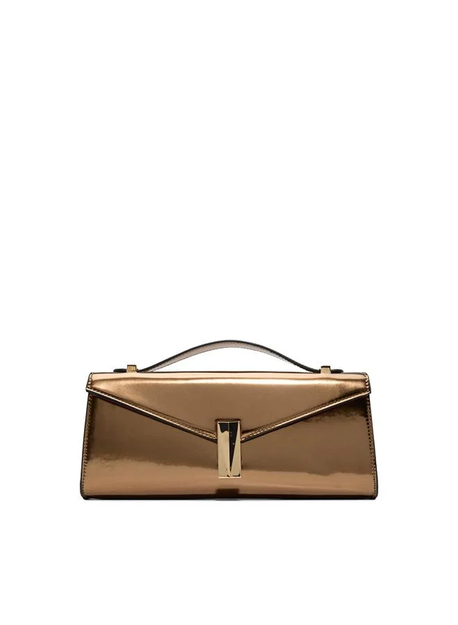 Alexzandrax Ladies Brown Clutch