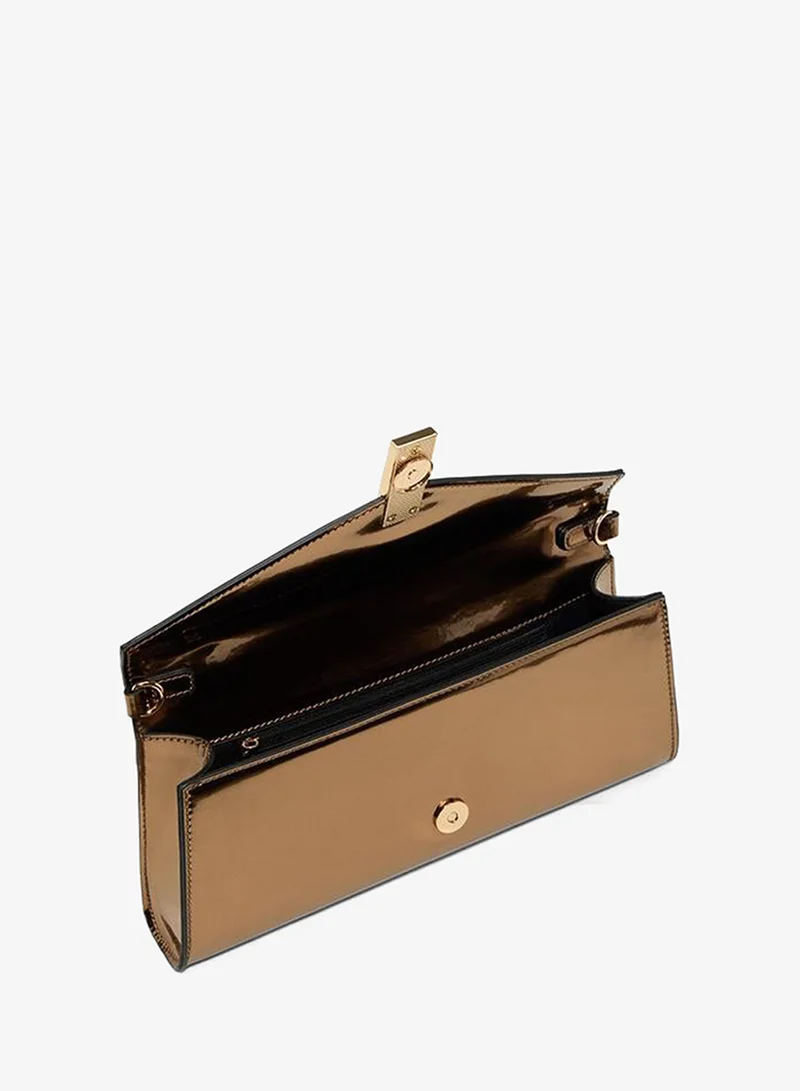 Aldo  Alexzandrax Ladies Brown Clutch for Women | Best Price UAE