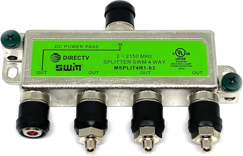 DIRECTV MSPLIT4R1-03 Approved WNC 4-Way Wide Band SWM Splitter - Image 4