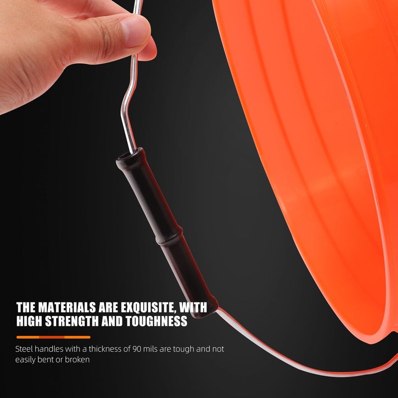 SPTA 29Pcs Car Wash Bucket Set - 15L Scratch Free Detailing Kit with Wash Mitt, Sponges, and Brushes - Image 5