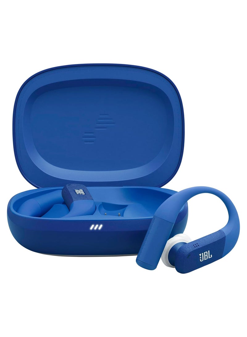 JBL Endurance Peak 4 - True Wireless In-ear Bluetooth Noise Cancelling Sport Wireless Headphones, 48 h Battery, TwistLock, Waterproof and Dustproof (IP68), JBL Pure Bass blue - Image 1