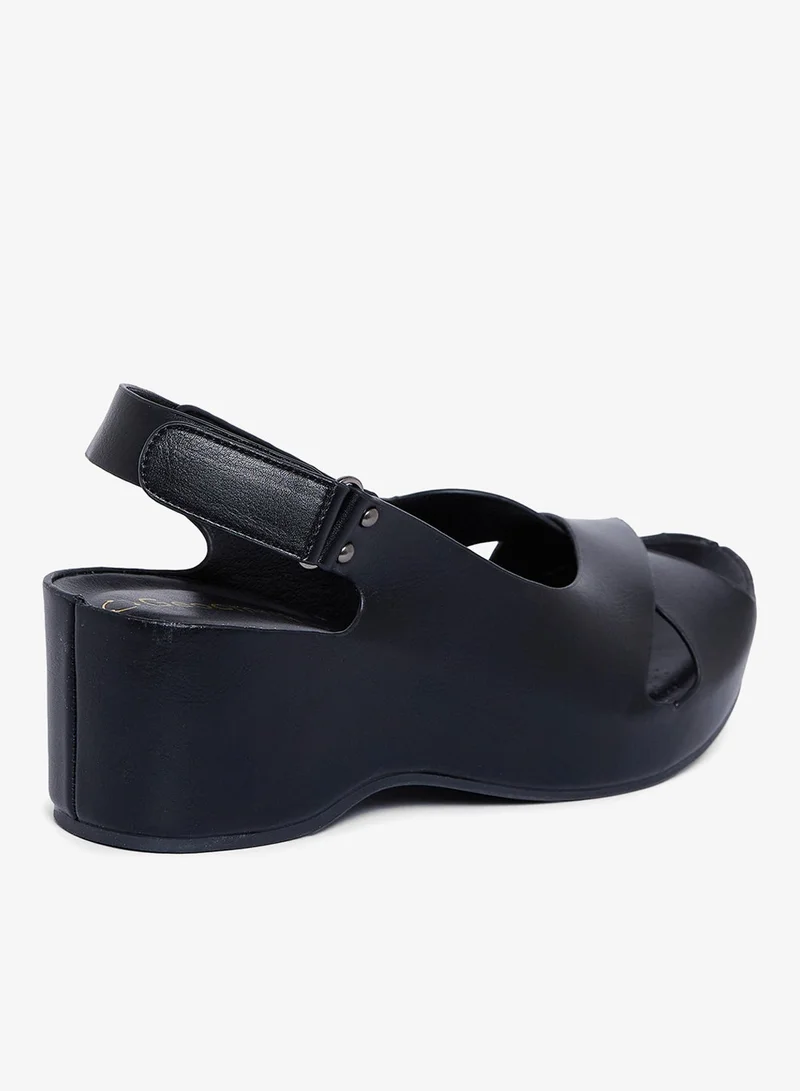 Geoomnii BLACK Geoomnii Comfort Slide Sandals for Women – Cushioned Slip-On Casual Sandals for Daily Wear, Home, Travel & Walking for Women | Best Price UAE