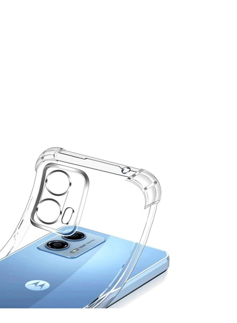 Techie Motorola Moto G24 Case and Screen Protector Combo Pack 2 in 1 - Transparent TPU Bumper Case with HD Tempered Glass Screen Protector - Image 5