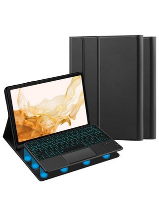 Arabic and English Keyboard Is Compatible with Samsung Galaxy Tab S9 11inch Keyboard Case - Touchpad Detachable Keyboard with Ultra-thin Leather Stand with S Pen Holder - pzsku/ZEBD257EEC60194F68307Z/45/_/1708929801/5402e72d-84ea-4dd3-8322-0a12f154f5be
