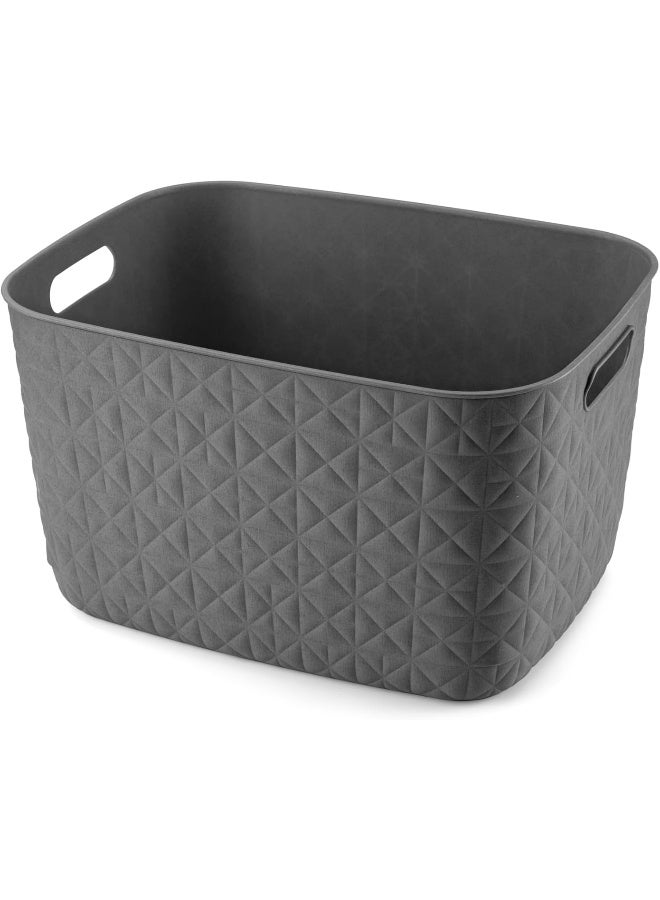 Curver CV SOFTEX BASKET LG 19L GREY - Image 1