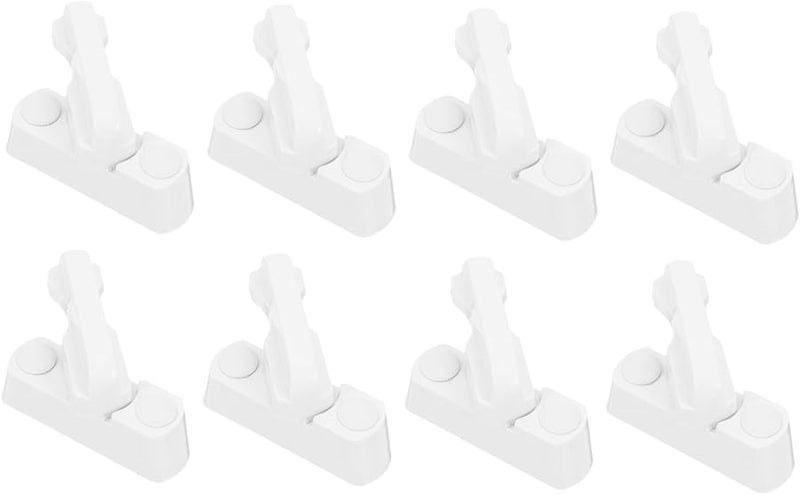 Tehaux 8 Pack T Type Window Locks For Sliding Doors Enhanced Home Security Easy Install - Image 1