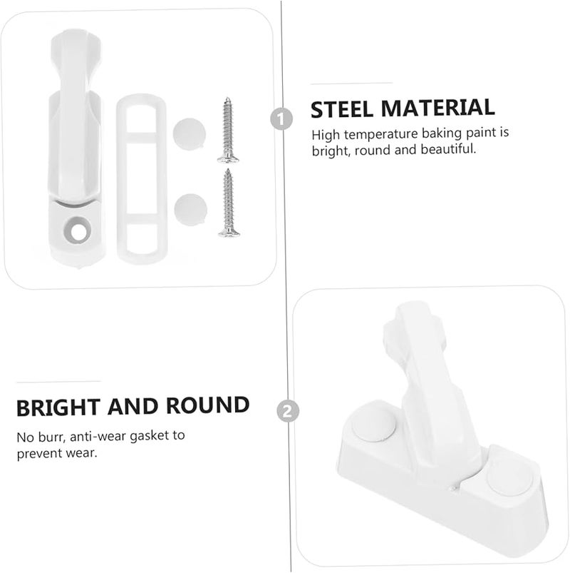 Tehaux 8 Pack T Type Window Locks For Sliding Doors Enhanced Home Security Easy Install - Image 5