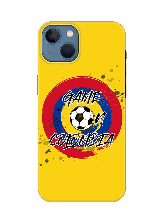 Stylizedd Case for Apple iPhone 14 Plus Case Slim Snap Classic Series Mobile Cover Hard PC Shield Matte Finish Print - Game on Colombia