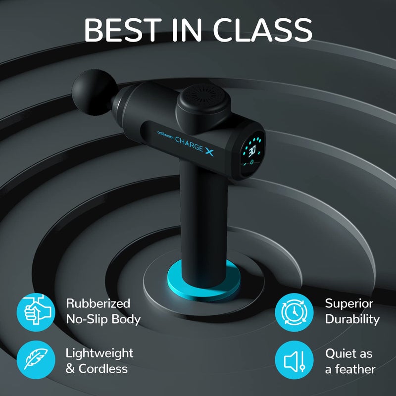CARESMITH Charge X Massage Gun With Touchscreen Display | Massager Machine for Pain Relief for Men and Women | 3300 strokes per min - Image 3