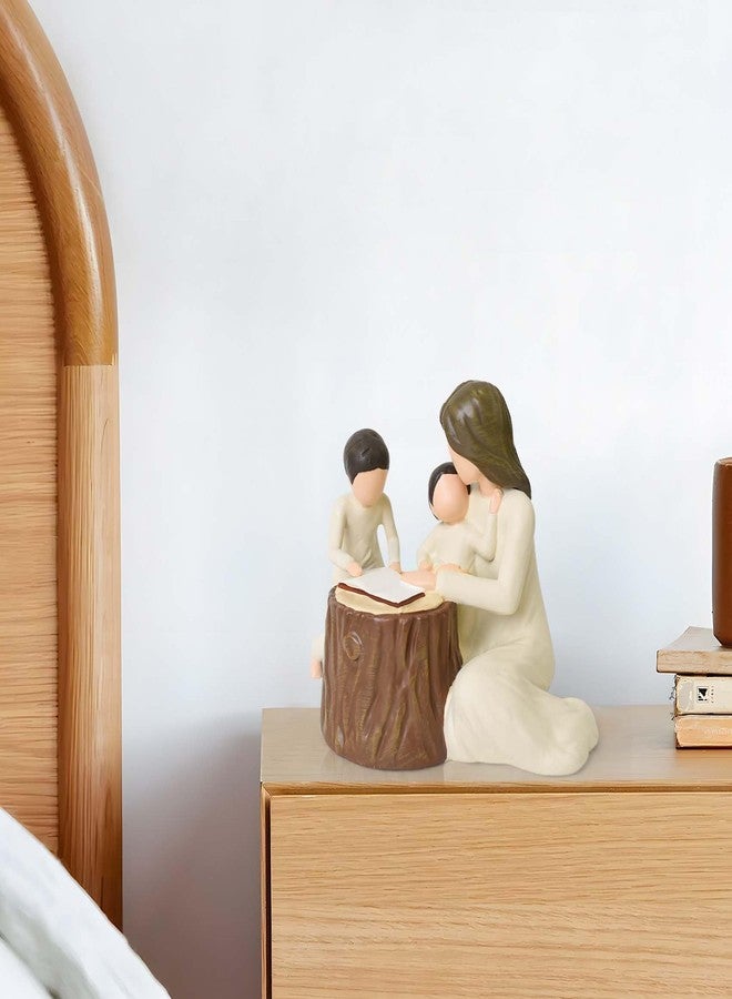 Lnrkai Mother and Son Figurines, Son Gifts from Mom, Boy Mom Gifts for Mother’s Day Anniversary Birthday Christmas, Sculpted Hand-Painted Precious Motherhood Moments - Image 4