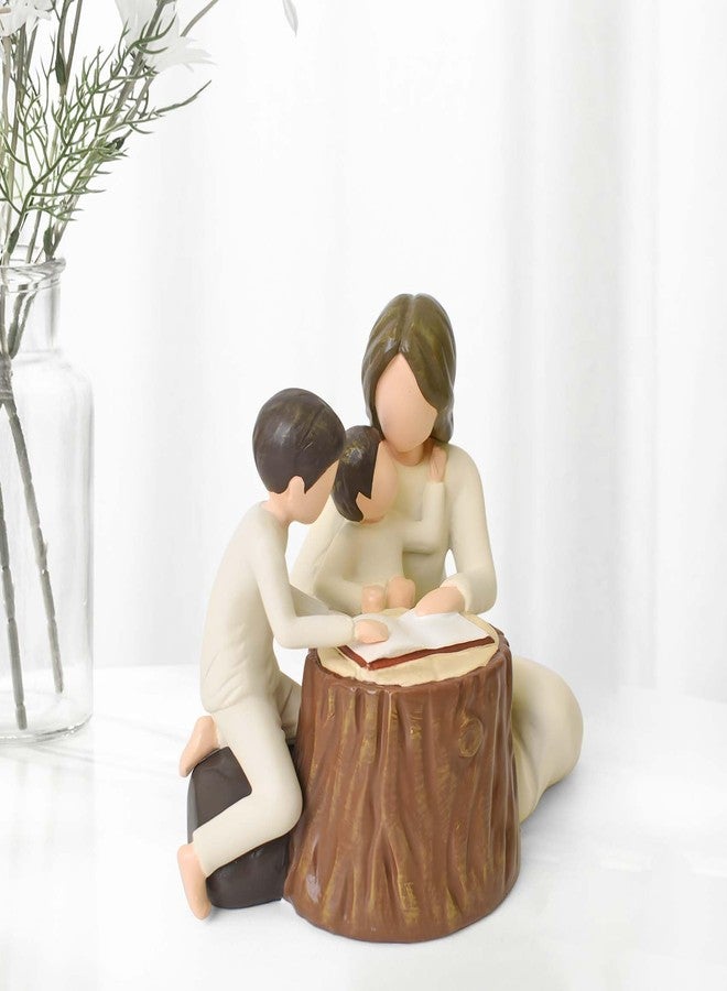 Lnrkai Mother and Son Figurines, Son Gifts from Mom, Boy Mom Gifts for Mother’s Day Anniversary Birthday Christmas, Sculpted Hand-Painted Precious Motherhood Moments - Image 3