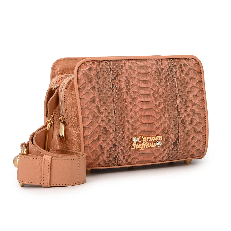 Carmen Steffens Python Bag Coconut