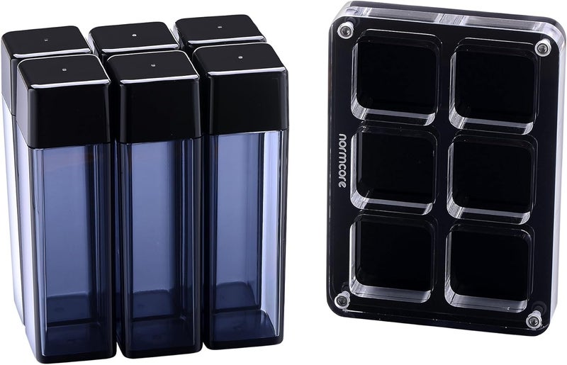 Normcore Single Dose Coffee Bean Storage - 6 pcs Coffee Bean Cellars with Stand & Hopper - Espresso Bean Storage Set - One-Way Exhaust Valve - Patent Pending - Capacity 25-28g - Image 4