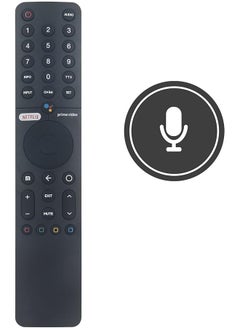 erorex Xmrm 19 Voice Remote Control Xmrm19 Compatible With Xiaomi Mi Tv P1 Q1 4K Ultra Hd Smart Tv L55M6 6Aeu L50M6 6Aeu L43M6 6Aeu L32M6 6Aeu  - Image 1
