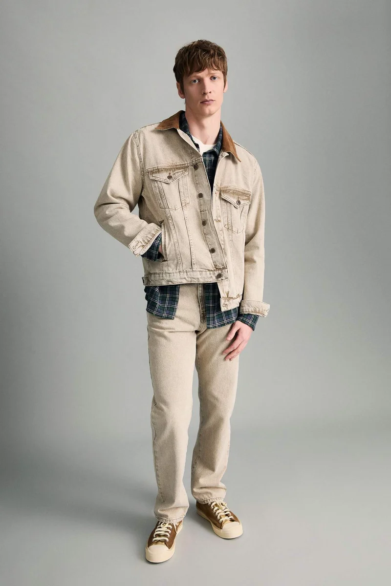Defacto  Straight Fit Trousers for Men | Best Price UAE