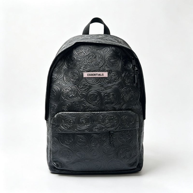 إيسنشالز حقيبة ظهر عصرية مقاومة للماء من إسينشالز | حقيبة طلاب وسفر وعمل متعددة الاستخدامات - Image 1