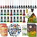 Fumete 130 Pcs Camping Party Favors Happy Camper Party with Silicone Bracelets Mini Compass Mini Flashlight Keychains Stickers Bag and Tag Adventure Friend Birthday Fashion Style - Image 3