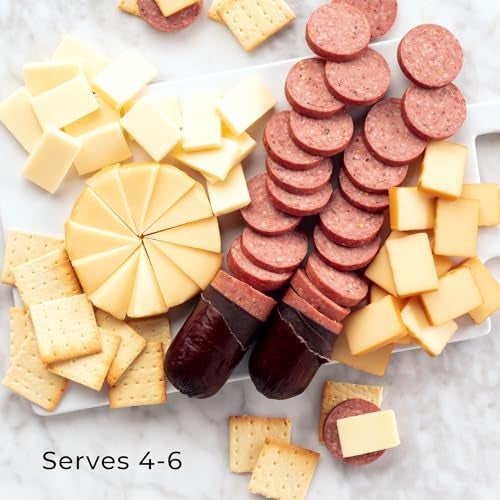 Hickory Farms Signature Beef Meat and Cheese Gift Basket (Medium) - Box Set | Charcuterie Board Food | Summer Sausage | Father's Day | Mother's Day | Easter | Christmas | Holiday | Housewarming | Gourmet | Sympathy | Care Package - Image 4