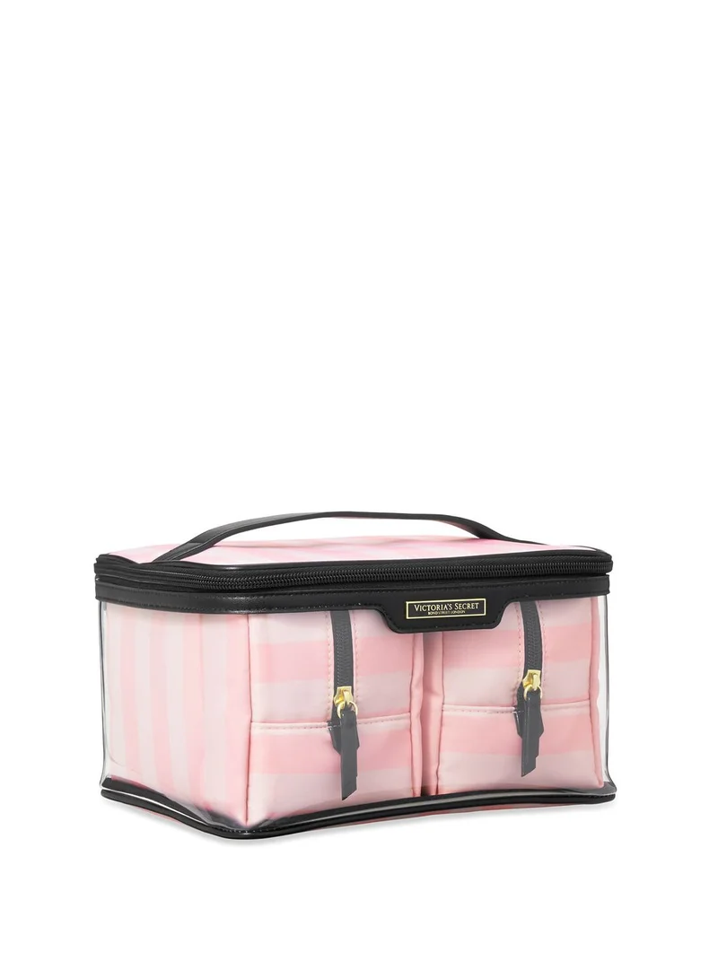 Victoria's Secret Stripe Cosmetic Bag