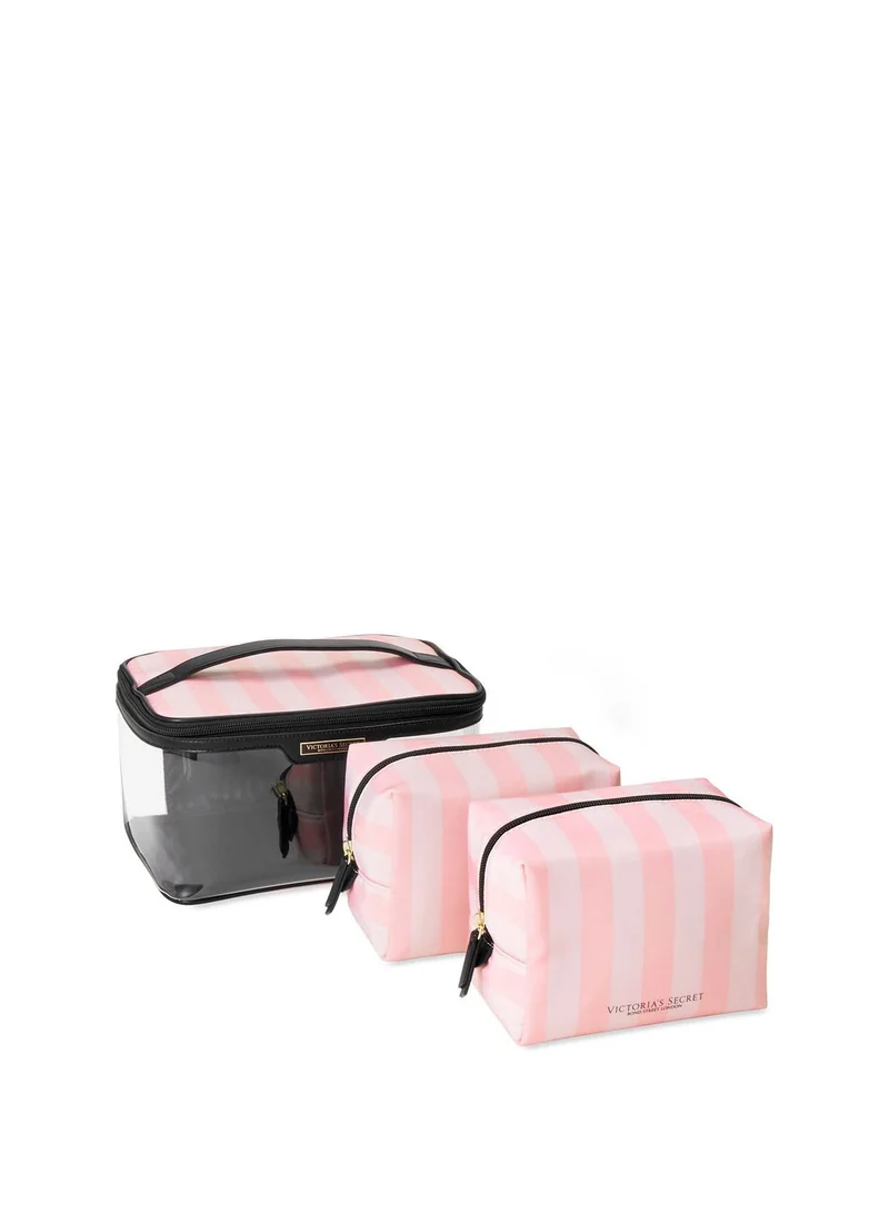 Victoria's Secret Stripe Cosmetic Bag