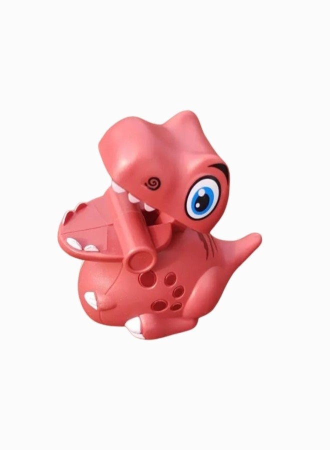 Fezeedi Pink Kids Press and Go Vehicles Toy for 1, 2, 3 Year Old Boy & Girl | Baby and Toddlers Bath Toys | Press & Go Crawling Toys for Kids -Multicolor (Pack of 1) (Dinosaur) - Image 1