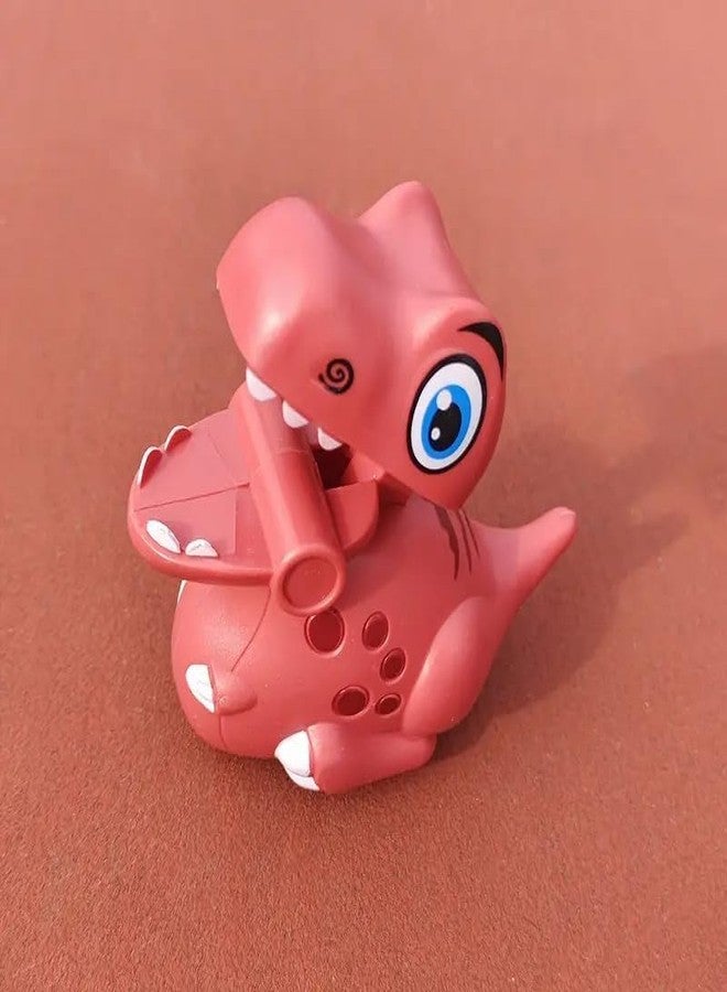 Fezeedi Pink Kids Press and Go Vehicles Toy for 1, 2, 3 Year Old Boy & Girl | Baby and Toddlers Bath Toys | Press & Go Crawling Toys for Kids -Multicolor (Pack of 1) (Dinosaur) - Image 2