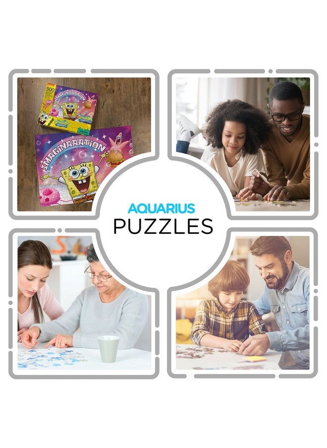 Aquarius Spongebob Squarepants Imagination Puzzle (500 Piece Jigsaw Puzzle) Officially Licensed Spongebob Merchandise & Collectibles Glare Free Precision Fit 14X19In  - Image 5