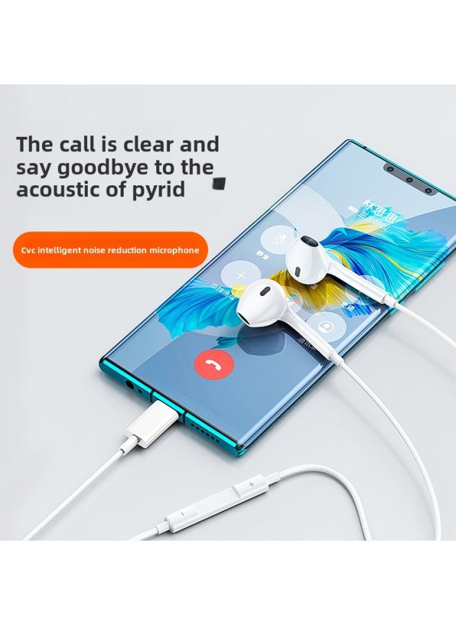 Generic - Plug And Play Wired Earphones Compatible With Apple Iphone5/13/15 Typec And Huawei Earphones By Ming Cheng Xing-Color:Plug And Play Apple 5-6 Applicable (crystal Boxed) - Image 1