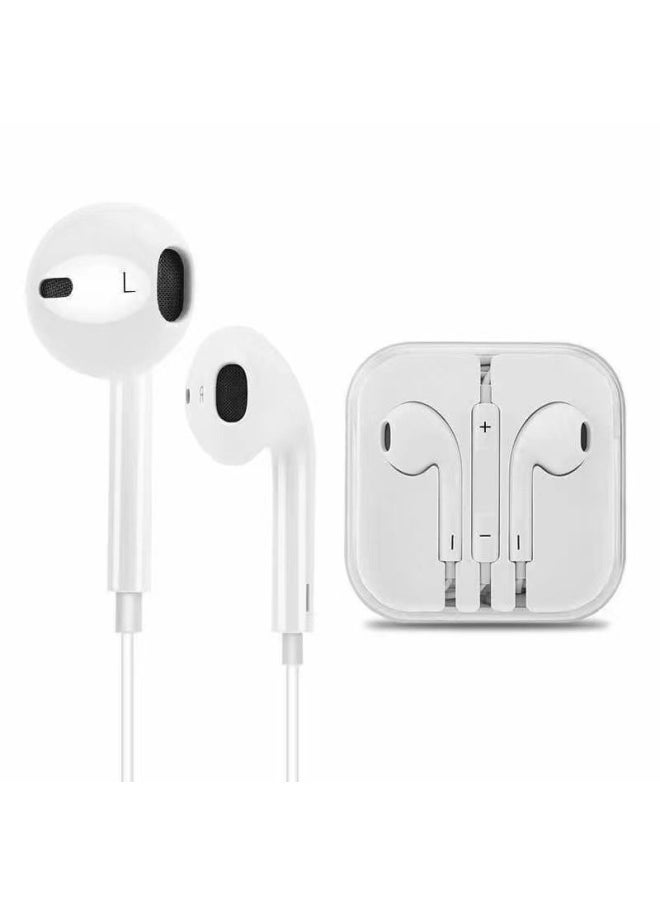 Generic - Plug And Play Wired Earphones Compatible With Apple Iphone5/13/15 Typec And Huawei Earphones By Ming Cheng Xing-Color:Plug And Play Apple 5-6 Applicable (crystal Boxed) - Image 1