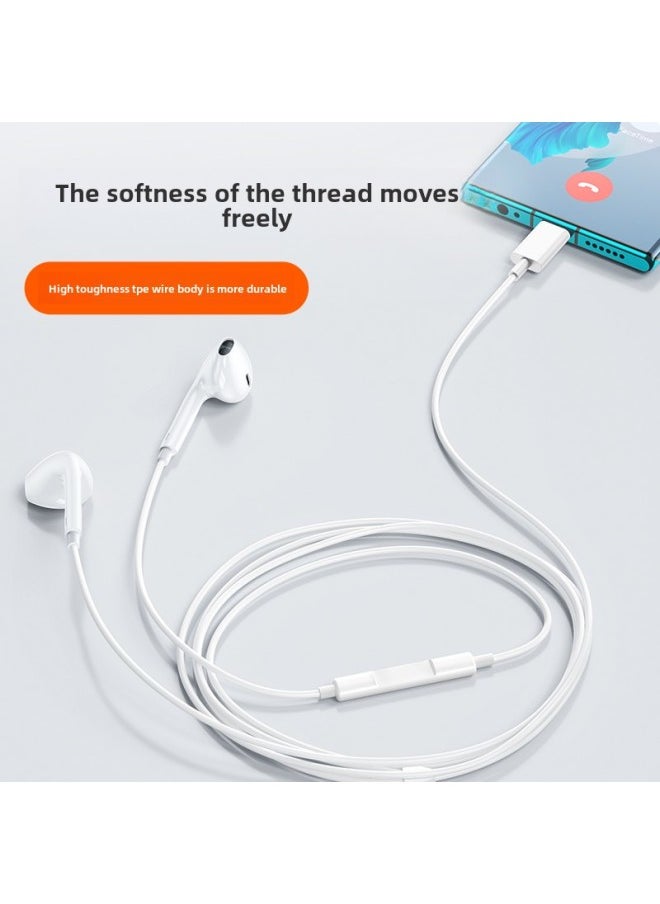 Generic - Plug And Play Wired Earphones Compatible With Apple Iphone5/13/15 Typec And Huawei Earphones By Ming Cheng Xing-Color:Plug And Play Apple 5-6 Applicable (crystal Boxed) - Image 1