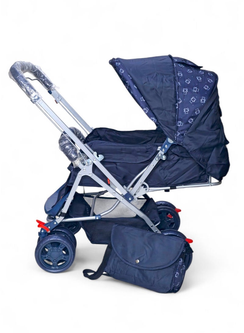 BABYCARA Baby Stroller Reversible Handle with a Bag for Babies Accessories 0-3 Years - Image 2