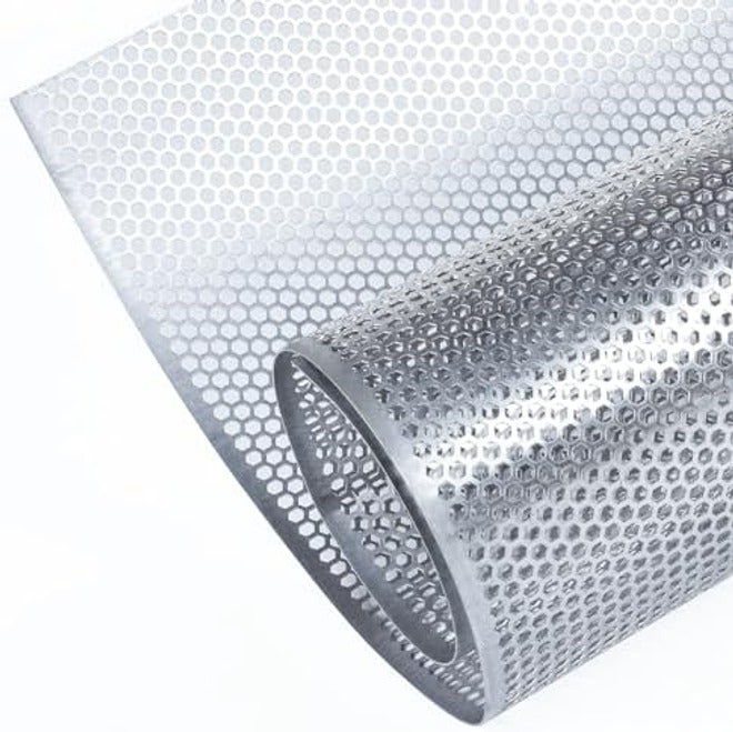AggAuto 40"x13" Car Grill Mesh - Black Aluminum Alloy Rhombic Hole Bumper Grille Insert, Universal Fit - Image 3