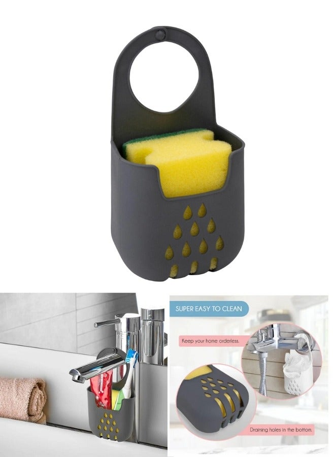 Happy Home Silicone Hanging Sponge Holder with Sponge - Image 1
