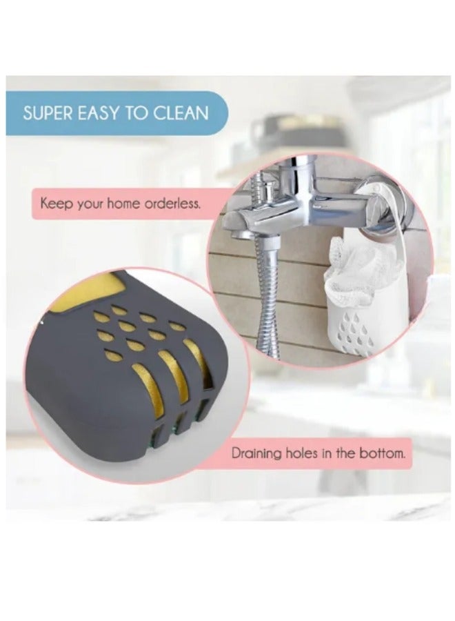 Happy Home Silicone Hanging Sponge Holder with Sponge - Image 4