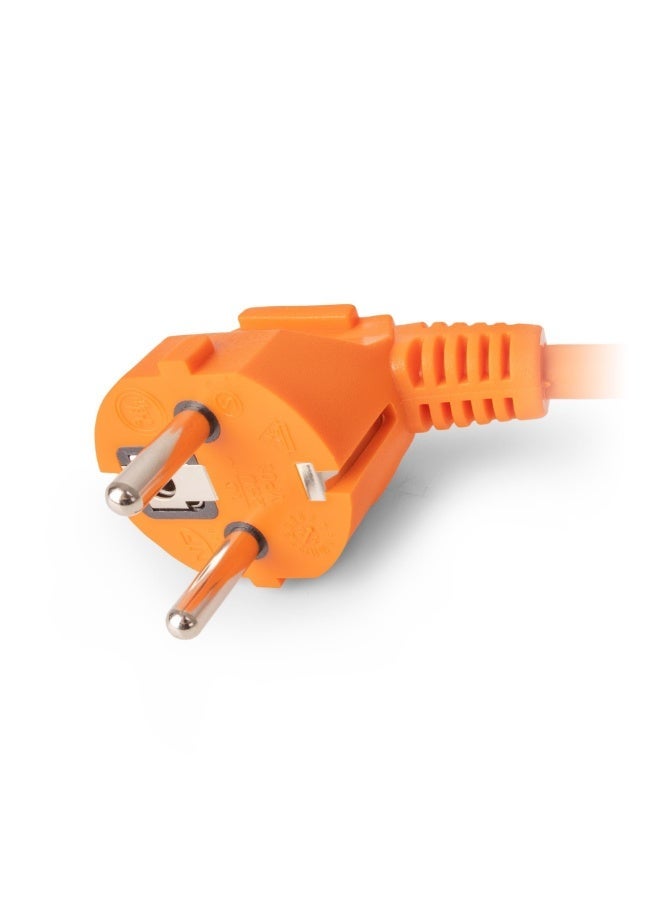 Orange extension cord, 5 meters, 10 amps. - Image 4