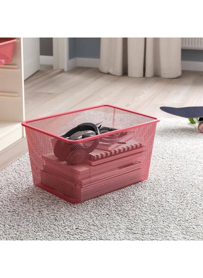 Generic Mesh storage box, light red, 42x30x23 cm  - Image 2