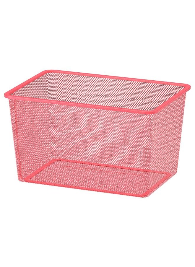 Generic Mesh storage box, light red, 42x30x23 cm  - Image 1