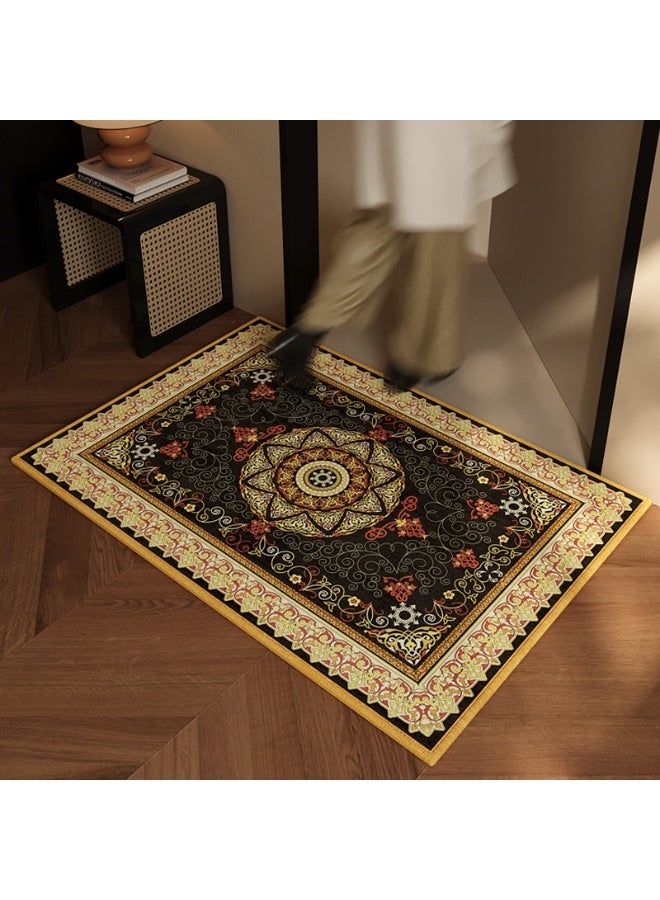 Retro Persian style living room coffee table bedroom carpet - anti slip, stain resistant, easy to clean, washable, soft and comfortable area carpet - Image 5